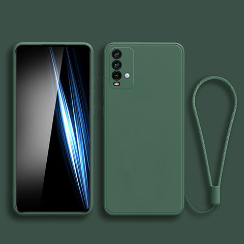 Funda Silicona Ultrafina Goma 360 Grados Carcasa YK3 para Xiaomi Redmi 9 Power Verde Noche