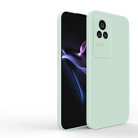 Funda Silicona Ultrafina Goma 360 Grados Carcasa YK3 para Xiaomi Redmi K40S 5G Menta Verde