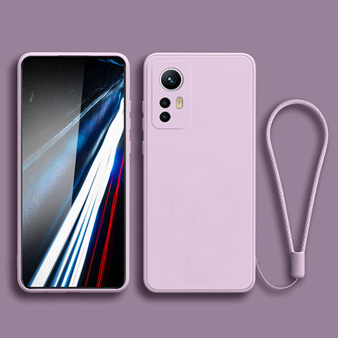 Funda Silicona Ultrafina Goma 360 Grados Carcasa YK3 para Xiaomi Redmi K50 Ultra 5G Purpura Claro