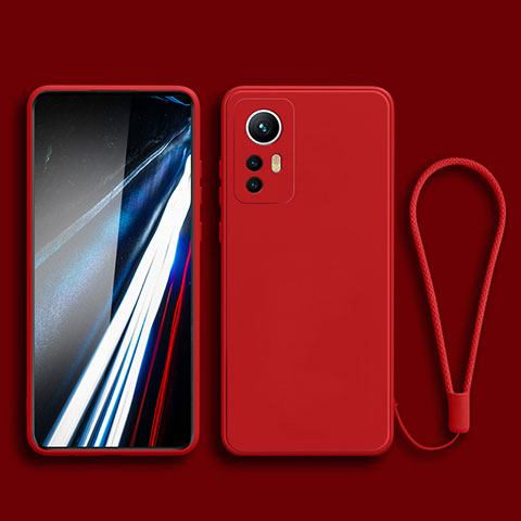 Funda Silicona Ultrafina Goma 360 Grados Carcasa YK3 para Xiaomi Redmi K50 Ultra 5G Rojo