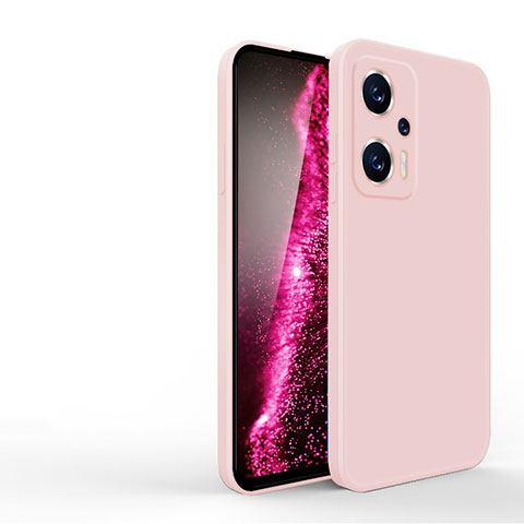 Funda Silicona Ultrafina Goma 360 Grados Carcasa YK3 para Xiaomi Redmi K50i 5G Rosa