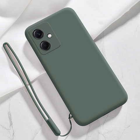 Funda Silicona Ultrafina Goma 360 Grados Carcasa YK3 para Xiaomi Redmi Note 12R Pro 5G Verde Noche