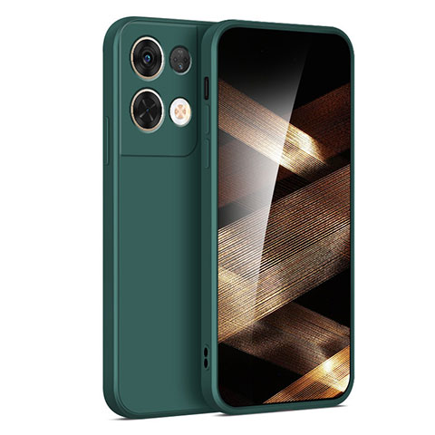 Funda Silicona Ultrafina Goma 360 Grados Carcasa YK3 para Xiaomi Redmi Note 13 Pro 5G Verde Noche