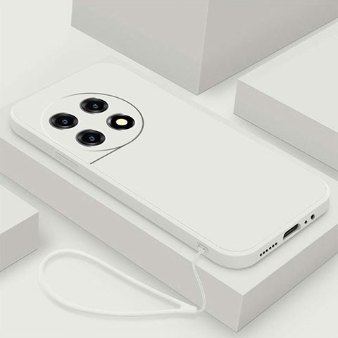 Funda Silicona Ultrafina Goma 360 Grados Carcasa YK4 para OnePlus 11 5G Blanco