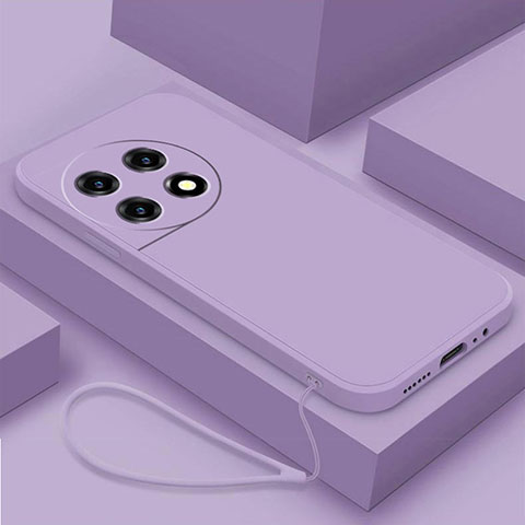 Funda Silicona Ultrafina Goma 360 Grados Carcasa YK4 para OnePlus Ace 2 5G Purpura Claro