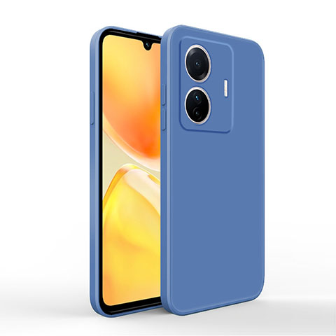 Funda Silicona Ultrafina Goma 360 Grados Carcasa YK4 para Vivo T1 Pro 5G Azul