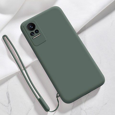 Funda Silicona Ultrafina Goma 360 Grados Carcasa YK4 para Xiaomi Civi 1S 5G Verde Noche