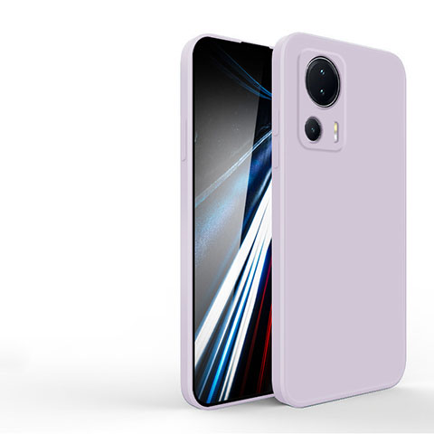 Funda Silicona Ultrafina Goma 360 Grados Carcasa YK4 para Xiaomi Mi 13 Lite 5G Purpura Claro