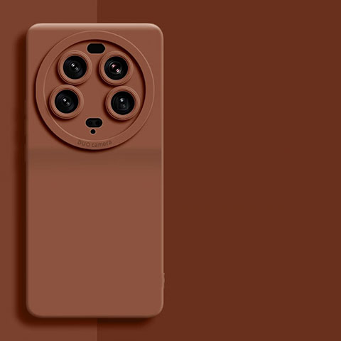 Funda Silicona Ultrafina Goma 360 Grados Carcasa YK4 para Xiaomi Mi 13 Ultra 5G Marron