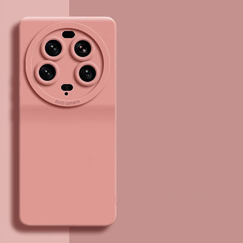 Funda Silicona Ultrafina Goma 360 Grados Carcasa YK4 para Xiaomi Mi 13 Ultra 5G Rosa