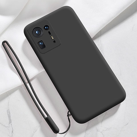 Funda Silicona Ultrafina Goma 360 Grados Carcasa YK4 para Xiaomi Mi Mix 4 5G Negro