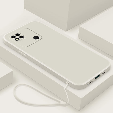 Funda Silicona Ultrafina Goma 360 Grados Carcasa YK4 para Xiaomi POCO C3 Blanco