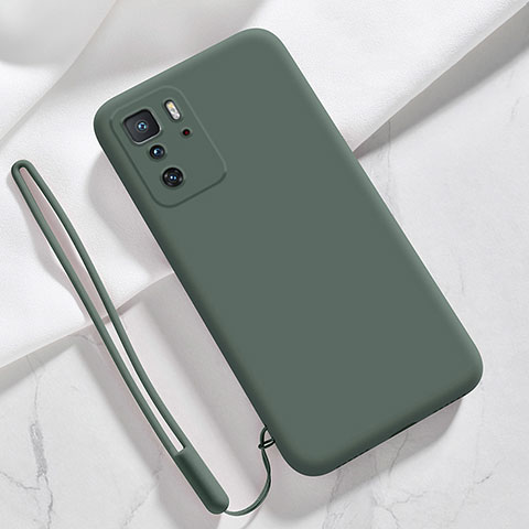 Funda Silicona Ultrafina Goma 360 Grados Carcasa YK4 para Xiaomi Poco X3 GT 5G Verde Noche