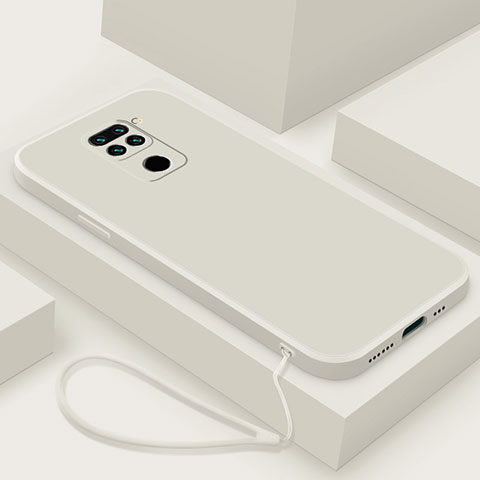 Funda Silicona Ultrafina Goma 360 Grados Carcasa YK4 para Xiaomi Redmi 10X 4G Blanco