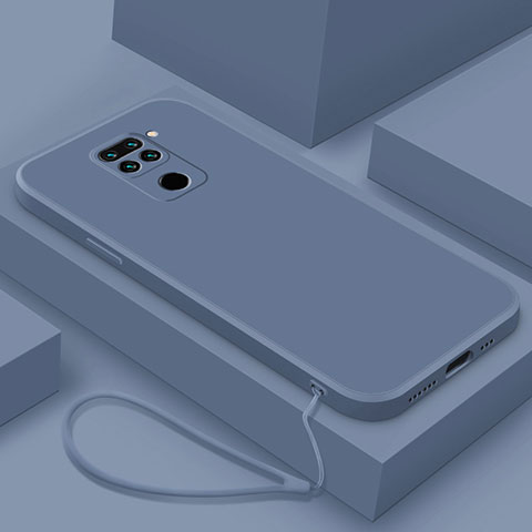 Funda Silicona Ultrafina Goma 360 Grados Carcasa YK4 para Xiaomi Redmi 10X 4G Gris Lavanda