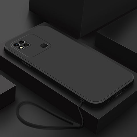 Funda Silicona Ultrafina Goma 360 Grados Carcasa YK4 para Xiaomi Redmi 9 Activ Negro