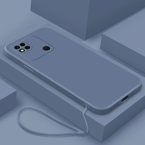 Funda Silicona Ultrafina Goma 360 Grados Carcasa YK4 para Xiaomi Redmi 9C Gris Lavanda