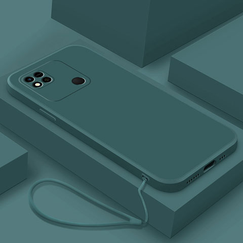 Funda Silicona Ultrafina Goma 360 Grados Carcasa YK4 para Xiaomi Redmi 9C Verde