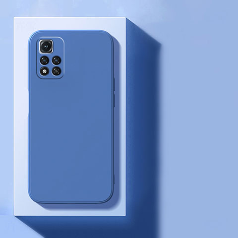 Funda Silicona Ultrafina Goma 360 Grados Carcasa YK4 para Xiaomi Redmi Note 11 Pro+ Plus 5G Azul