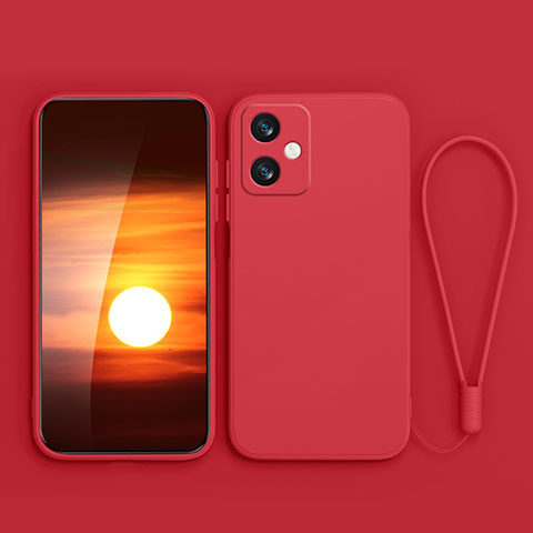 Funda Silicona Ultrafina Goma 360 Grados Carcasa YK4 para Xiaomi Redmi Note 12R Pro 5G Rojo