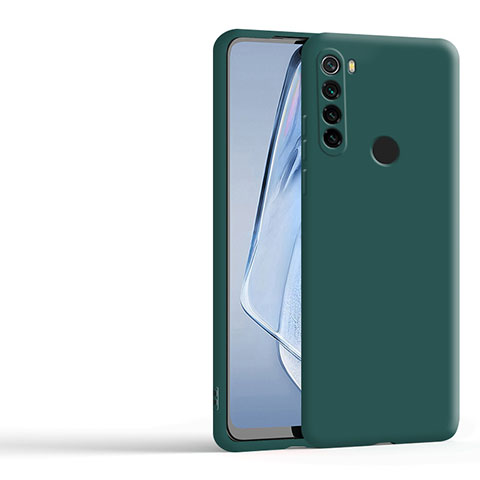 Funda Silicona Ultrafina Goma 360 Grados Carcasa YK4 para Xiaomi Redmi Note 8 (2021) Verde Noche