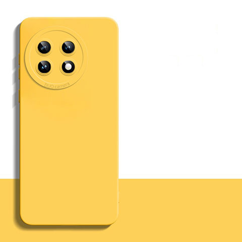 Funda Silicona Ultrafina Goma 360 Grados Carcasa YK5 para OnePlus 11 5G Amarillo