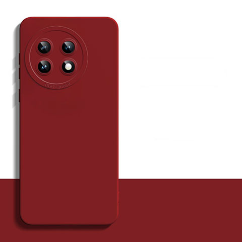 Funda Silicona Ultrafina Goma 360 Grados Carcasa YK5 para OnePlus 11 5G Rojo