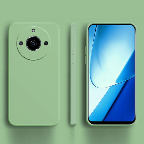 Funda Silicona Ultrafina Goma 360 Grados Carcasa YK5 para Realme 11 Pro 5G Verde