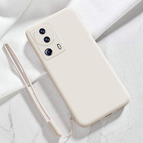 Funda Silicona Ultrafina Goma 360 Grados Carcasa YK5 para Xiaomi Mi 12 Lite NE 5G Blanco