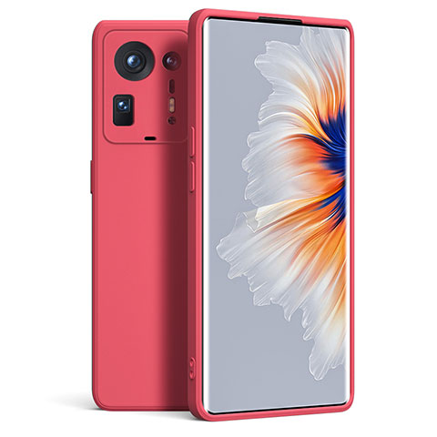 Funda Silicona Ultrafina Goma 360 Grados Carcasa YK5 para Xiaomi Mi Mix 4 5G Rojo