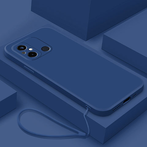 Funda Silicona Ultrafina Goma 360 Grados Carcasa YK5 para Xiaomi Poco C55 Azul