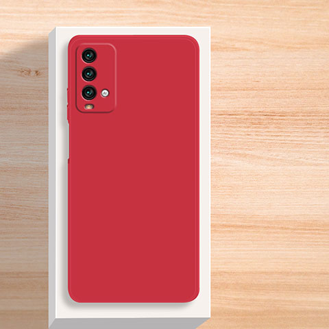 Funda Silicona Ultrafina Goma 360 Grados Carcasa YK5 para Xiaomi Redmi 9 Power Rojo