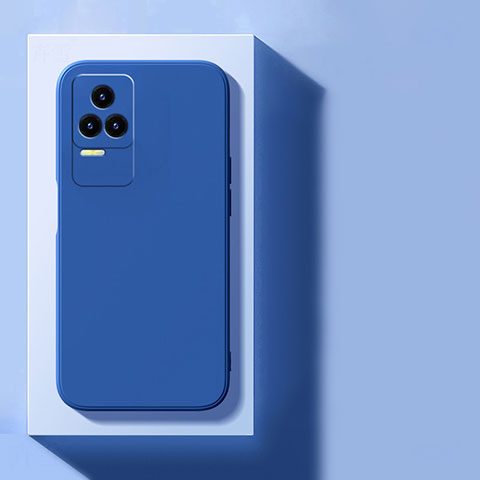 Funda Silicona Ultrafina Goma 360 Grados Carcasa YK5 para Xiaomi Redmi K50 5G Azul