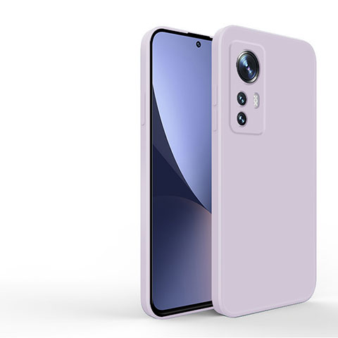 Funda Silicona Ultrafina Goma 360 Grados Carcasa YK5 para Xiaomi Redmi K50 Ultra 5G Purpura Claro