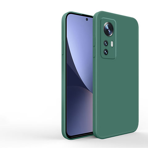 Funda Silicona Ultrafina Goma 360 Grados Carcasa YK5 para Xiaomi Redmi K50 Ultra 5G Verde