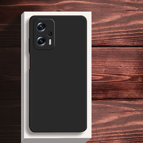 Funda Silicona Ultrafina Goma 360 Grados Carcasa YK5 para Xiaomi Redmi Note 11T Pro 5G Negro