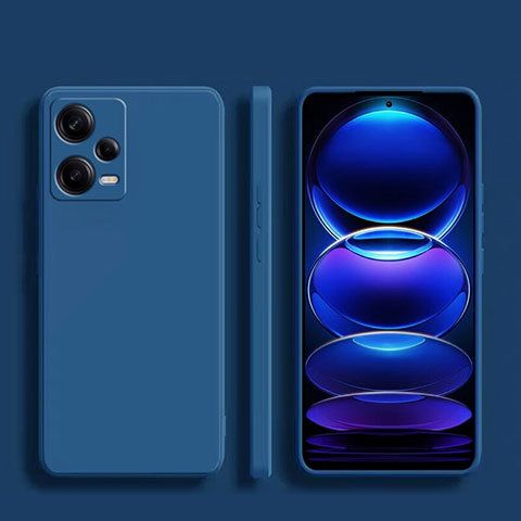 Funda Silicona Ultrafina Goma 360 Grados Carcasa YK5 para Xiaomi Redmi Note 12 Explorer Azul