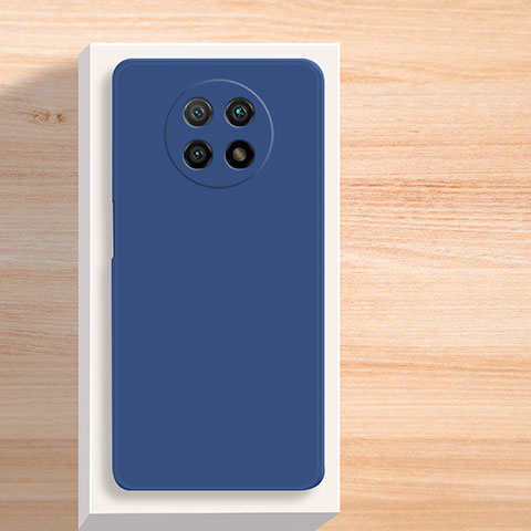 Funda Silicona Ultrafina Goma 360 Grados Carcasa YK5 para Xiaomi Redmi Note 9T 5G Azul