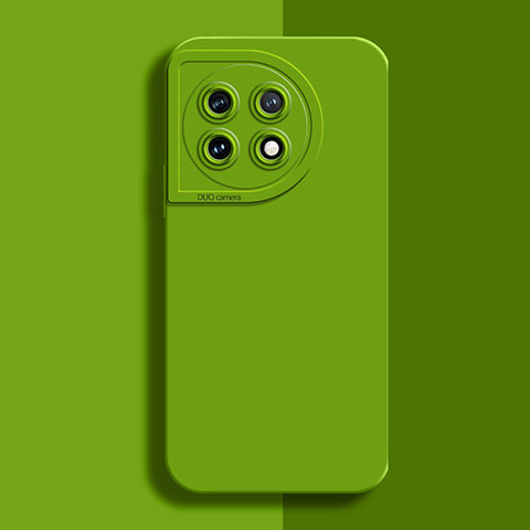 Funda Silicona Ultrafina Goma 360 Grados Carcasa YK6 para OnePlus 11 5G Verde