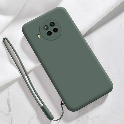 Funda Silicona Ultrafina Goma 360 Grados Carcasa YK6 para Xiaomi Mi 10i 5G Verde Noche