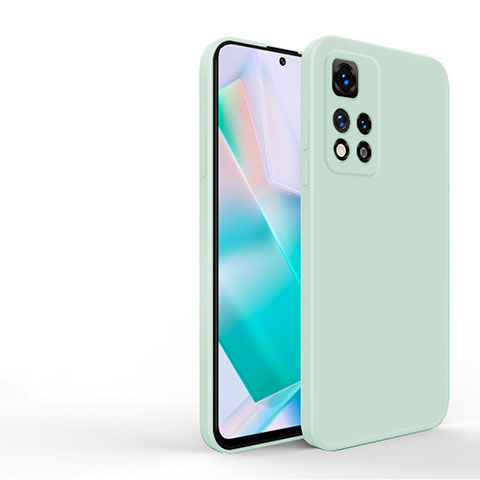 Funda Silicona Ultrafina Goma 360 Grados Carcasa YK6 para Xiaomi Mi 11i 5G (2022) Menta Verde