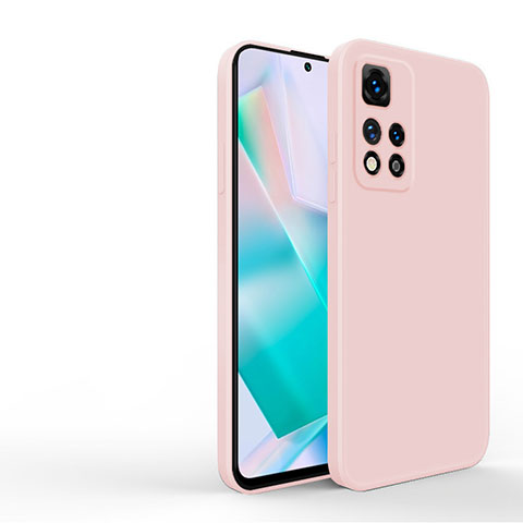 Funda Silicona Ultrafina Goma 360 Grados Carcasa YK6 para Xiaomi Mi 11i 5G (2022) Rosa