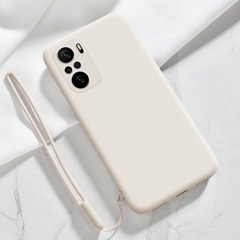 Funda Silicona Ultrafina Goma 360 Grados Carcasa YK6 para Xiaomi Mi 11i 5G Blanco