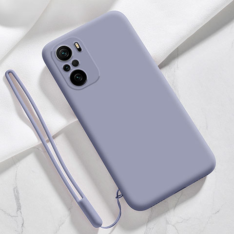 Funda Silicona Ultrafina Goma 360 Grados Carcasa YK6 para Xiaomi Mi 11X 5G Gris Lavanda