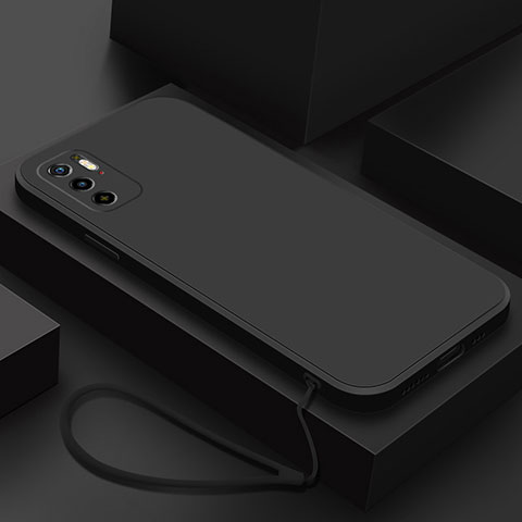 Funda Silicona Ultrafina Goma 360 Grados Carcasa YK6 para Xiaomi POCO M3 Pro 5G Negro