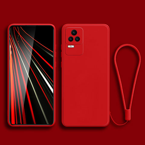 Funda Silicona Ultrafina Goma 360 Grados Carcasa YK6 para Xiaomi Redmi K50 5G Rojo