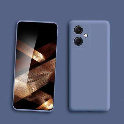 Funda Silicona Ultrafina Goma 360 Grados Carcasa YK6 para Xiaomi Redmi Note 12R Pro 5G Gris Lavanda