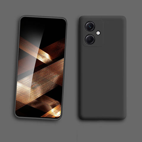 Funda Silicona Ultrafina Goma 360 Grados Carcasa YK6 para Xiaomi Redmi Note 12R Pro 5G Negro