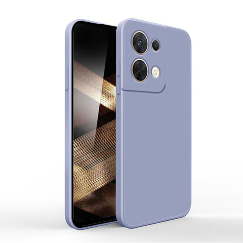 Funda Silicona Ultrafina Goma 360 Grados Carcasa YK6 para Xiaomi Redmi Note 13 5G Gris Lavanda