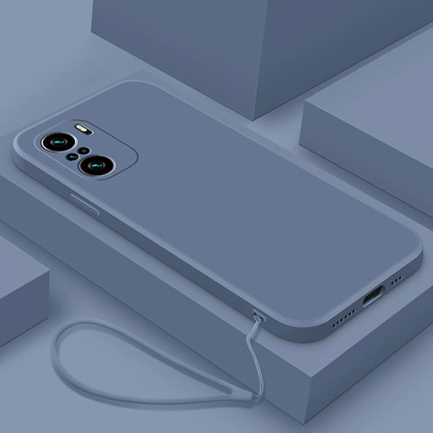 Funda Silicona Ultrafina Goma 360 Grados Carcasa YK7 para Xiaomi Mi 11i 5G Gris Lavanda